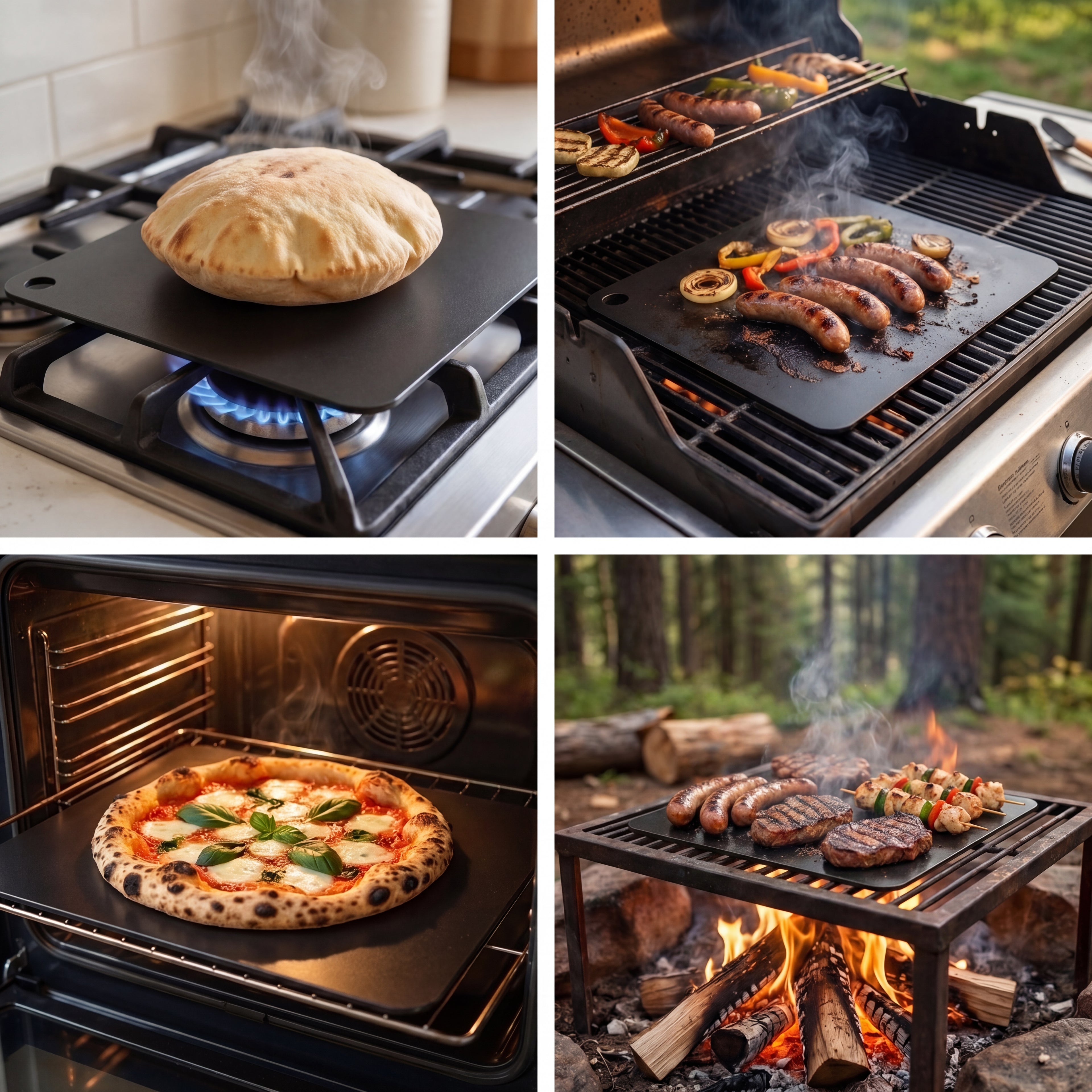 KNEVA Baking Steel for Pizza Sourdough Baguette Large (406 × 340 × 5 mm)