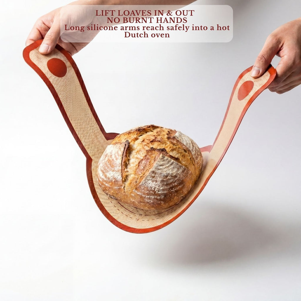 KNEVA 8-in-1 Sourdough Banneton Proofing Basket Set | 23cm Round + 25cm Oval Rattan Banneton