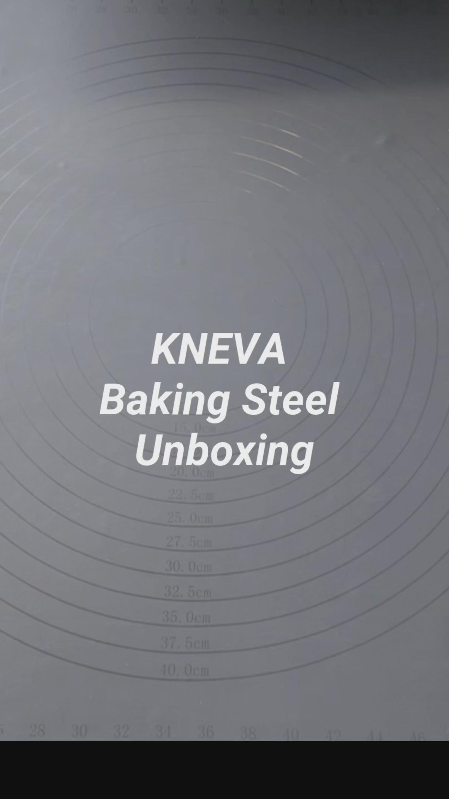 KNEVA Baking Steel for Pizza Sourdough Baguette Large (406 × 340 × 5 mm)